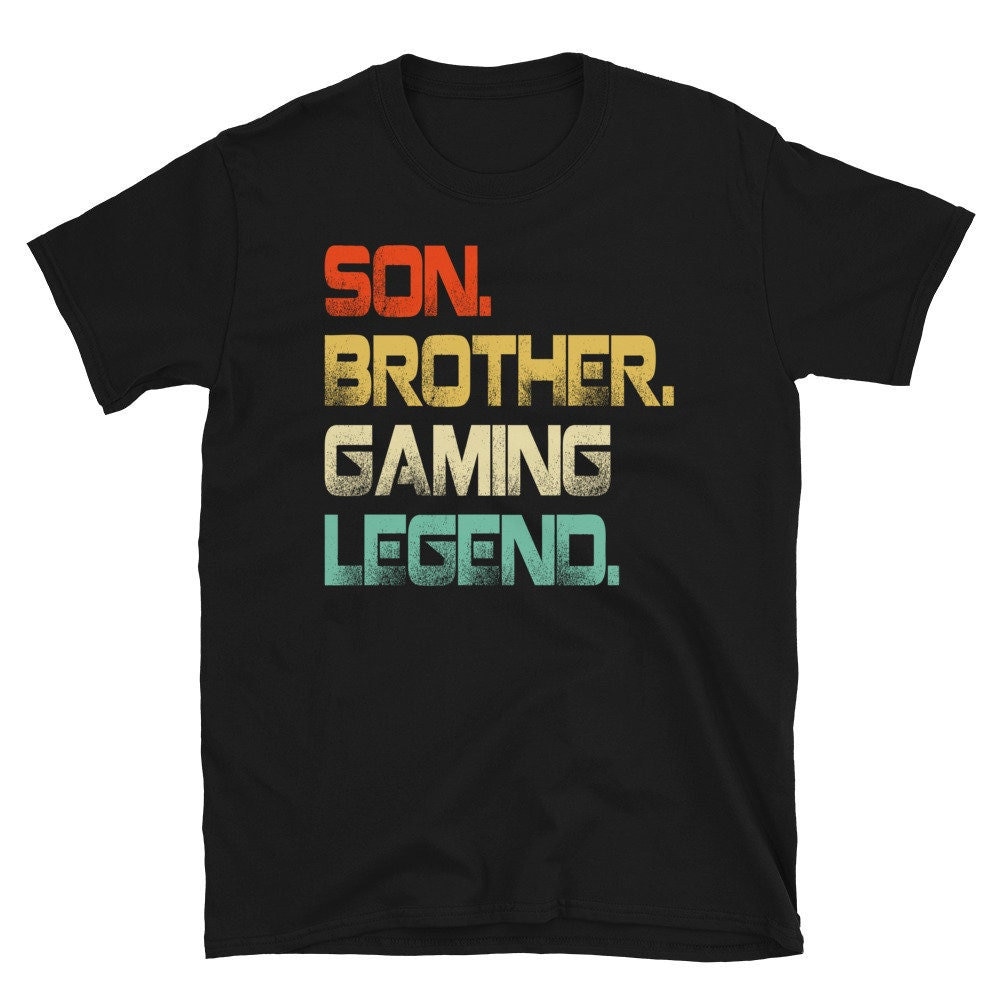 Sohn Brother Gaming Legend, Son, Shirt, Gamer Vintage Videospiel Shirt von CreaTeeveCustom