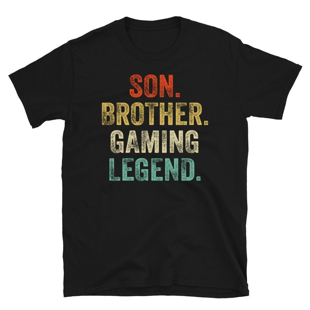 Son Brother Gaming Legend, Son, Gamer Shirt, Gits For Teens Jungen T-Shirt von CreaTeeveCustom