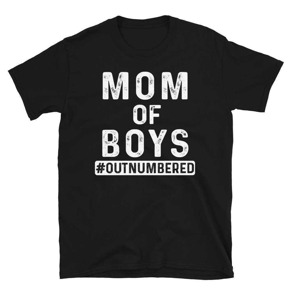 Überzahl Mom Of Boys Shirt, Shirt Für Muttertag Geschenk, Lustiges Jungen Of Überzahl, Tshirt von CreaTeeveCustom