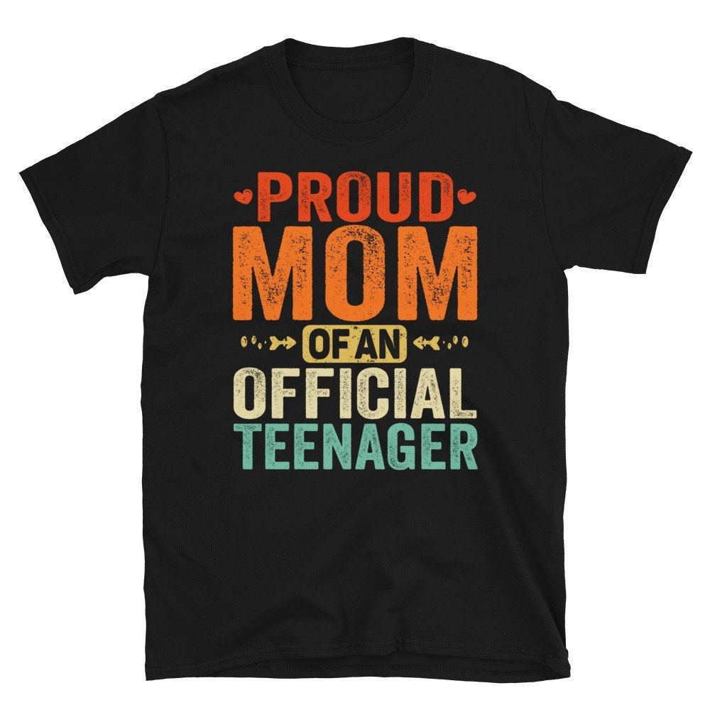 stolze Mama Eines Offiziellen Teenagers, Offizielle Teenager Mama, Von 13 Jahren, Geschenk Für Teen Mom von CreaTeeveCustom