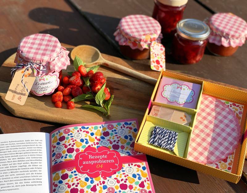 Marmeladen Label Set "Geschenkbox" Marmeladen Label Set "Geschenkbox" von Creabrulee