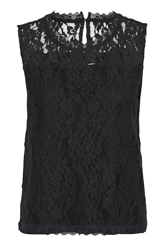 Cream Ärmellose Bluse CRKit M, Pitch Black M von Cream