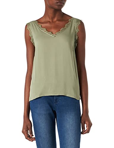 Cream Damen Alenacr Stretch Top Unterhemd, Oil Green, 34 von Cream