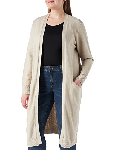 Cream Damen Crdela Long Knit Cardigan Sweater-Strickjacke, silberfarben, XS von Cream