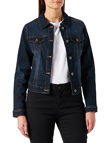 Cream Jeansjacke Lisa Damen Jeansjacke Classic Langarm Denim Jacket mit Knöpfen Denim Blue 38 von Cream