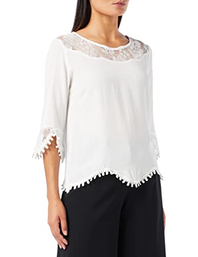 Cream Damen Kalanie Blouse Bluse, Elfenbein (Chalk 60034), 40 von Cream