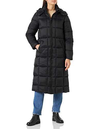 Cream Damen Lange gefütterte Jacke, Pitch Black, 36 von Cream