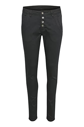 Cream Damen Lottecr Plain Twill-Coco Fit Jeans, Pitch Black, 26W x 32L von Cream