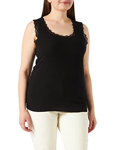 Cream Damen Vanessa Top, Schwarz (Pitch Black 61907), Medium von Cream