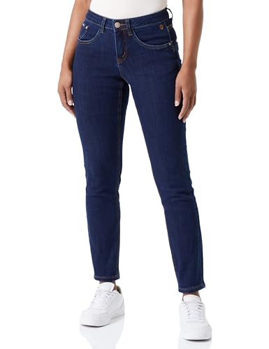 Cream Damen Women's Jeans Skinny Fit Midrise Waist Regular Waistband 5 Pockets Jeans, Dark Blue Denim, von Cream