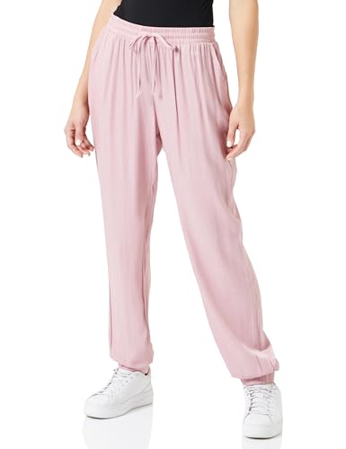 Cream Damen Women's Pants Elastic Waist High-Waisted Elastic Cuffs Regular Fit Hose, Light Rose, von Cream