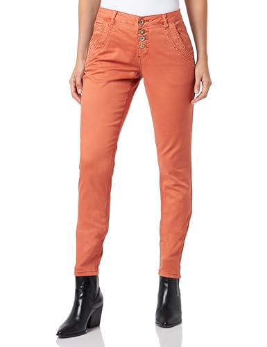 Cream Damen Women's Pants Twill Slim Fit Midrise Waist Button Fastening Full-Length Hose, Aragon, von Cream