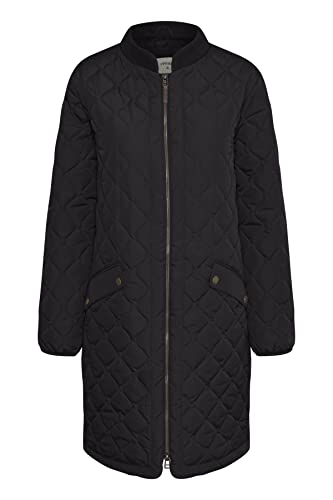 Cream Jacke ArwenCR Jacke Damen Gesteppte Lange Mantel Langarm Steppjacke Pitch Black 40 Cream Jacke ArwenCR Jacke Damen Gesteppte Lange Mantel Langarm Steppjacke Pitch Black 40 von Cream