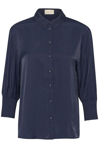 Cream Damen Nolacr Shirt Bluse, Total Eclipse, 36 von Cream