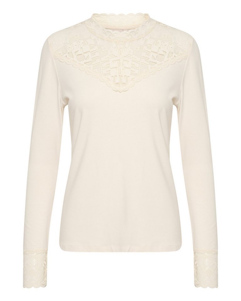 Cream Langarmbluse Trulla (1-tlg) Spitze von Cream