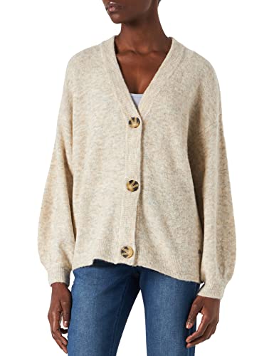 Cream Damen Crmerle Oz Knit Cardigan Sweater-Strickjacke, Sand, XXL von Cream