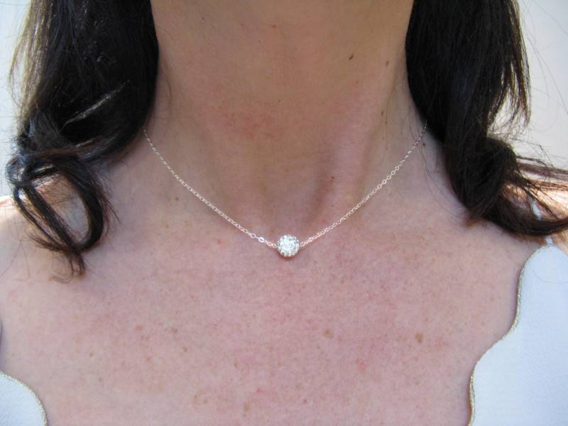 Halskette Verziert Mit Einer Purecrystal Kristallkugel 925 Silber Oder Vergoldet Halskette Verziert Mit Einer Purecrystal Kristallkugel 925 Silber Oder Vergoldet von Creamelanie