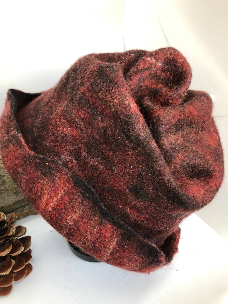 Hut, Damen, Filzhut, Merinowollenhut, Unikat, Geschenk, Gut Behütet, Accessoires, Caps, Mützen, Kopfbedeckung von CreamitHerzDesign