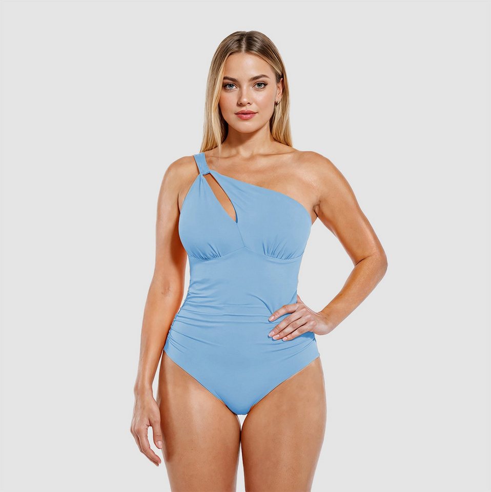 Creamy Fabrics Badeanzug Cut out Shaping - Badeanzug-Sky Blue-L von Creamy Fabrics