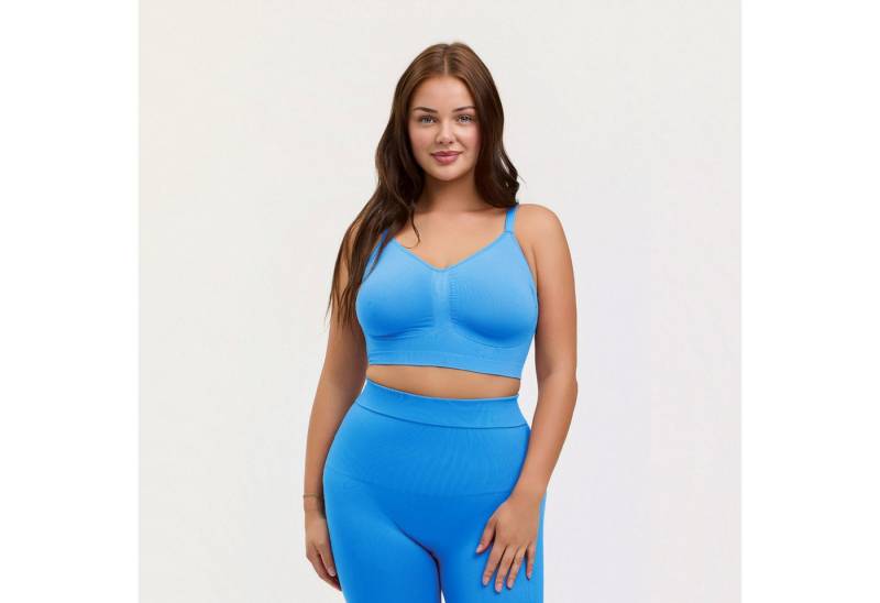 Creamy Fabrics Soft-BH Comfort Bralette-Silver Lake Blue-5XL (1-tlg) Creamy Fabrics Soft-BH Comfort Bralette-Silver Lake Blue-5XL (1-tlg) von Creamy Fabrics