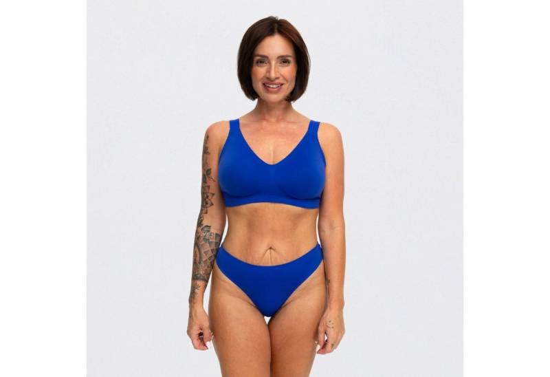 Creamy Fabrics Bügelloser BH Comfort Minimizer BH-Web Surf Blue-3XL (1-tlg) von Creamy Fabrics