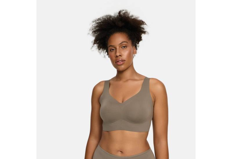 Creamy Fabrics Soft-BH Comfort Minimizer Back Support BH-Taupe-L (1-tlg) von Creamy Fabrics