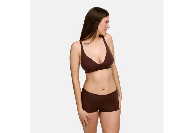 Creamy Fabrics Soft-BH Comfort Push-Up BH-Braun-M (1-tlg) von Creamy Fabrics