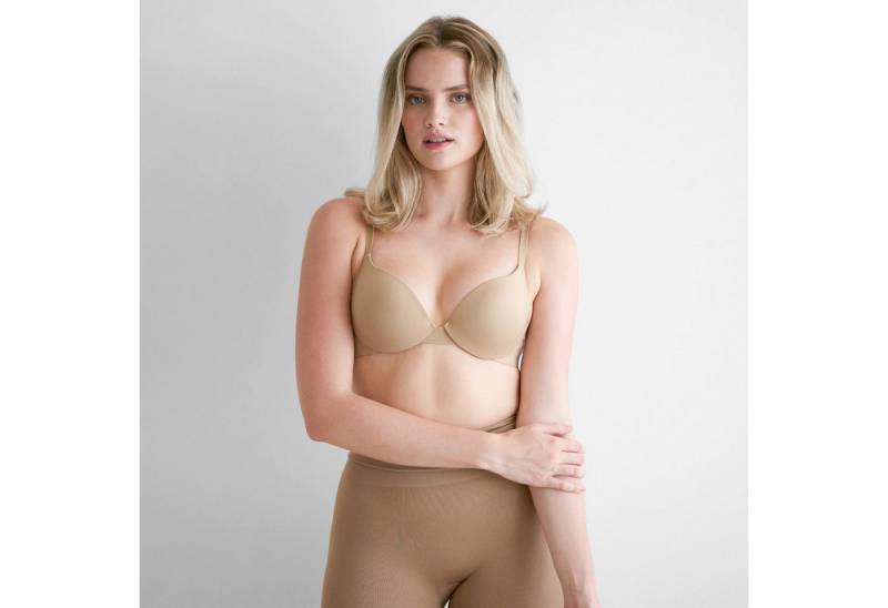 Creamy Fabrics Bügelloser BH Vorgeformter Push-up-Bügel-BH-Beige-80C Creamy Fabrics Bügelloser BH Vorgeformter Push-up-Bügel-BH-Beige-80C von Creamy Fabrics