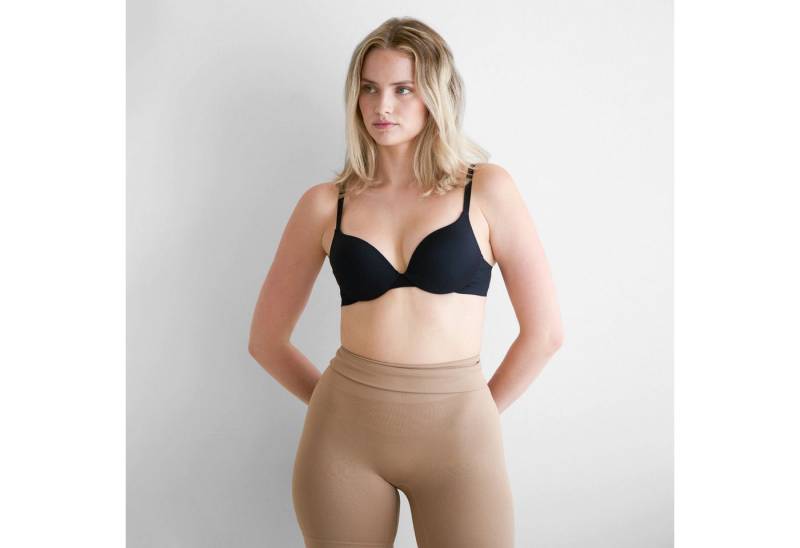 Creamy Fabrics Soft-BH Vorgeformter Push-up-Bügel-BH-Schwarz-85D (1-tlg) von Creamy Fabrics