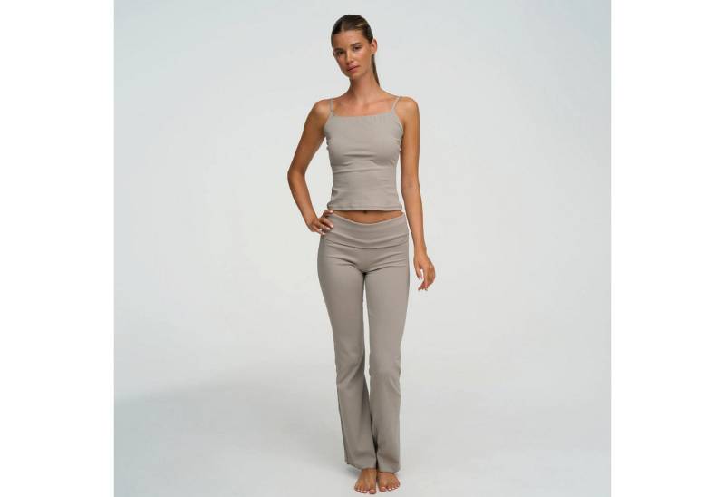 Creamy Fabrics Hausanzug Cotton Cami-Top-Ash Grey-XL (1 tlg) von Creamy Fabrics