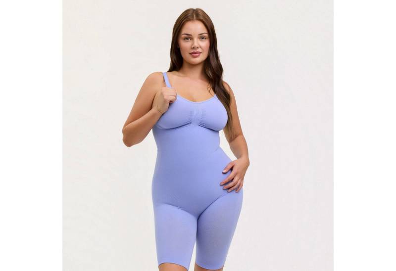 Creamy Fabrics Miederbody Bodysuit Sculpting Shapewear mit Shorts (2)-Soft Violet-S (1-tlg) Figurformend von Creamy Fabrics