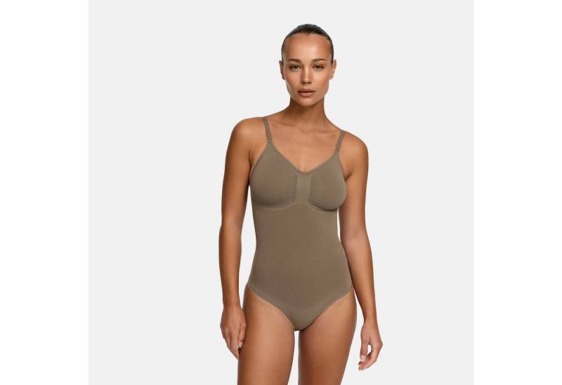 Creamy Fabrics Miederbody Bodysuit Sculpting Shapewear mit String-Taupe-4XL (1-tlg) Figurformend Creamy Fabrics Miederbody Bodysuit Sculpting Shapewear mit String-Taupe-4XL (1-tlg) Figurformend von Creamy Fabrics