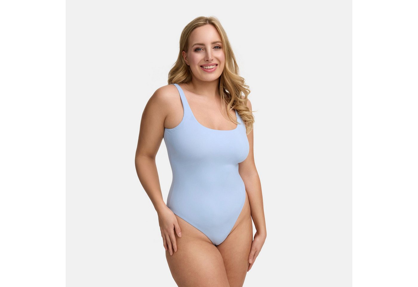 Creamy Fabrics Miederbody Low Back - Body-Baby Blue-2XL (1-tlg) Figurformend Creamy Fabrics Miederbody Low Back - Body-Baby Blue-2XL (1-tlg) Figurformend von Creamy Fabrics