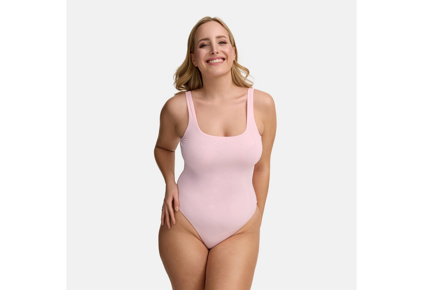 Creamy Fabrics Miederbody Low Back - Body-Baby Pink-XS (1-tlg) Figurformend von Creamy Fabrics