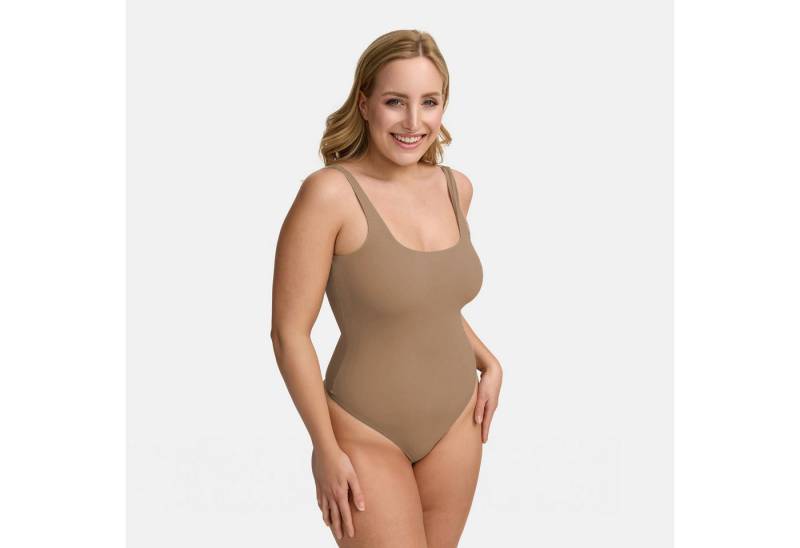 Creamy Fabrics Miederbody Low Back - Body-Beige-2XL (1-tlg) Figurformend von Creamy Fabrics