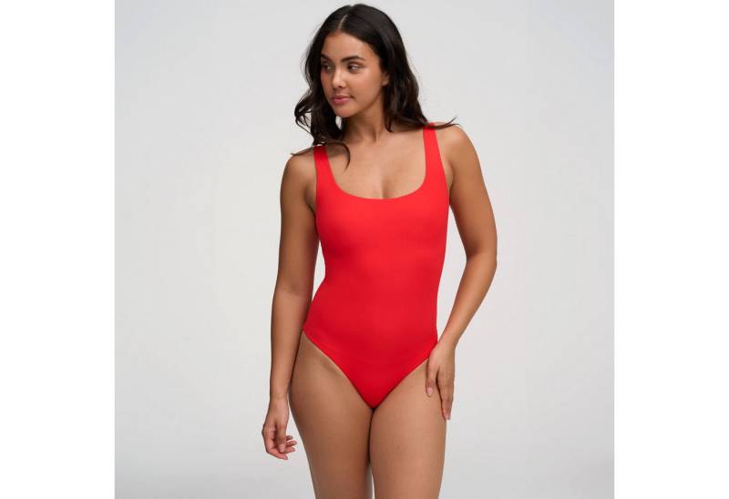 Creamy Fabrics Miederbody Low Back - Body-Fire Red-XS (1-tlg) Figurformend von Creamy Fabrics