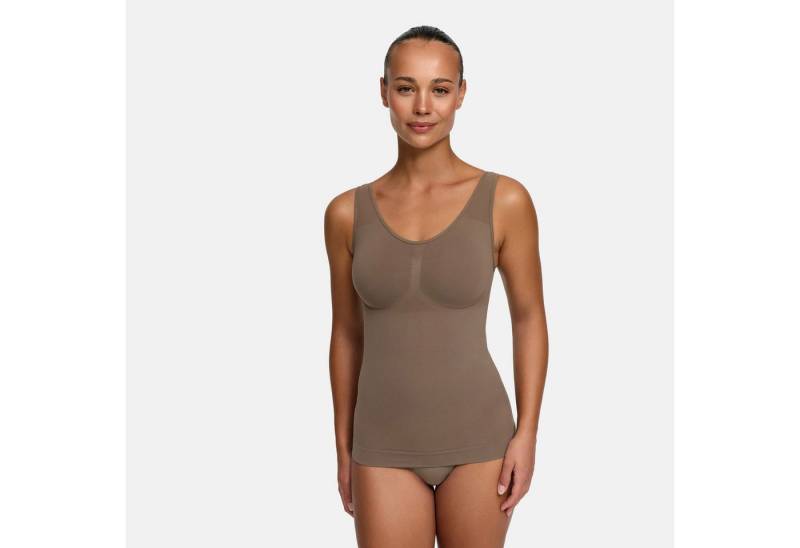 Creamy Fabrics Miederbody Shaping Unterhemd (2)-Taupe-3XL (1-tlg) Figurformend von Creamy Fabrics
