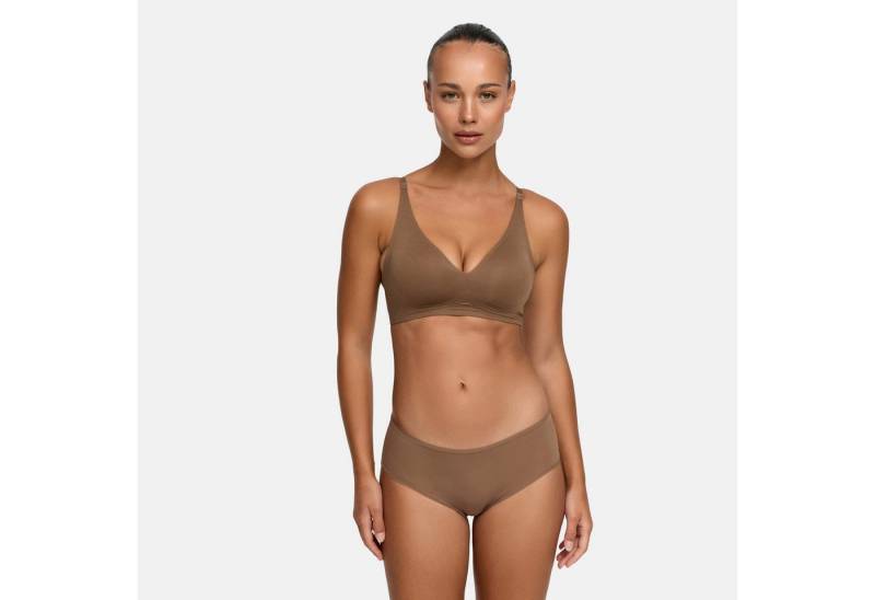 Creamy Fabrics Soft-BH Comfort Push-Up BH (2)-Caramel-XL (1-tlg) von Creamy Fabrics