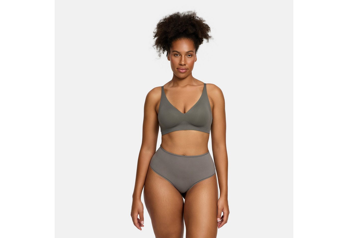 Creamy Fabrics Minimizer-BH Comfort Push-Up BH (2)-Graphit-2XL von Creamy Fabrics