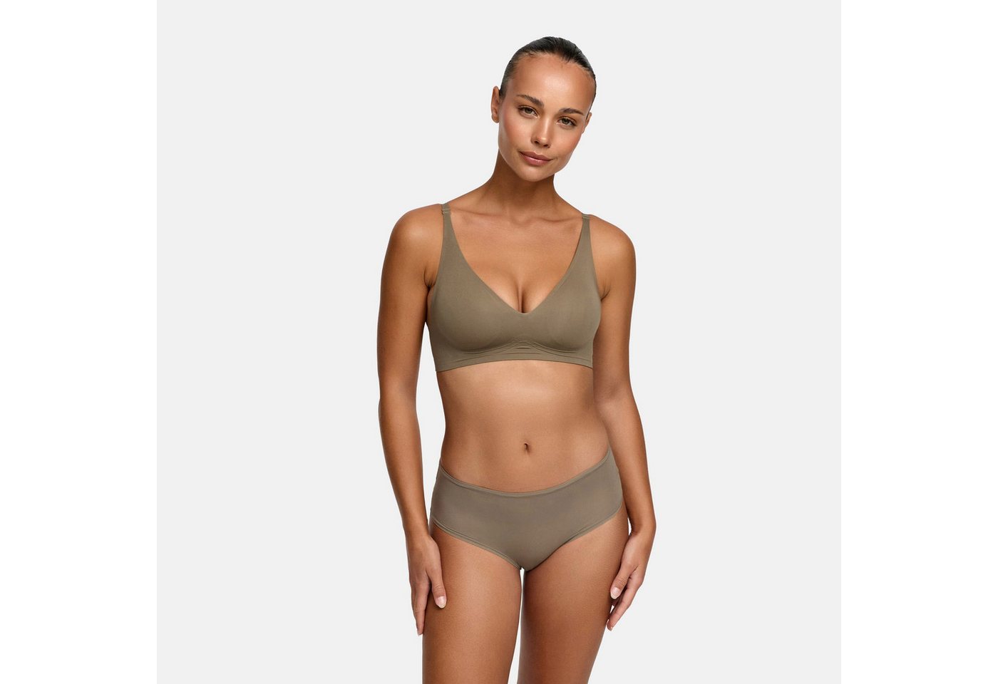 Creamy Fabrics Minimizer-BH Comfort Push-Up BH (2)-Taupe-M von Creamy Fabrics