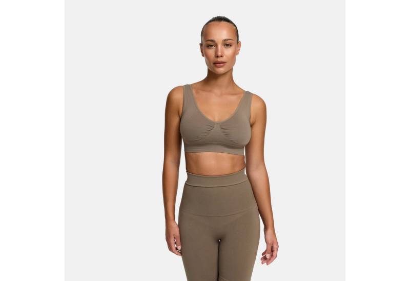 Creamy Fabrics Soft-BH Comfy Bra-Taupe-3XL (1-tlg) von Creamy Fabrics