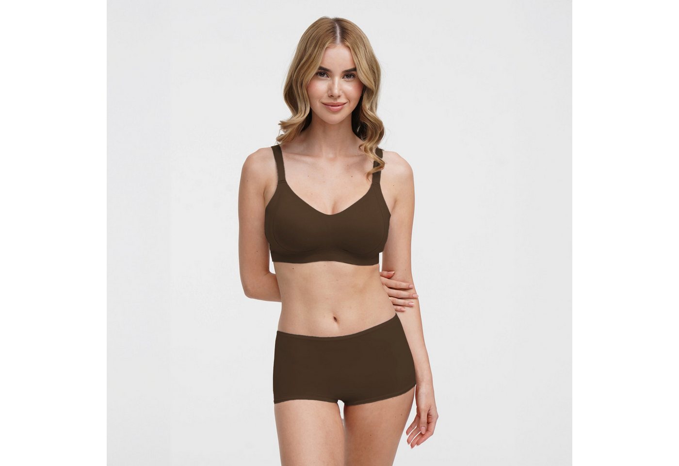 Creamy Fabrics Minimizer-BH Seamless Compact Push-Up BH-Braun-L Creamy Fabrics Minimizer-BH Seamless Compact Push-Up BH-Braun-L von Creamy Fabrics