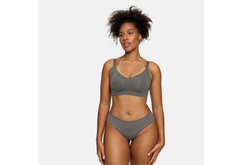 Creamy Fabrics Soft-BH Seamless Compact Push-Up BH-Graphit-2XL (1-tlg) von Creamy Fabrics