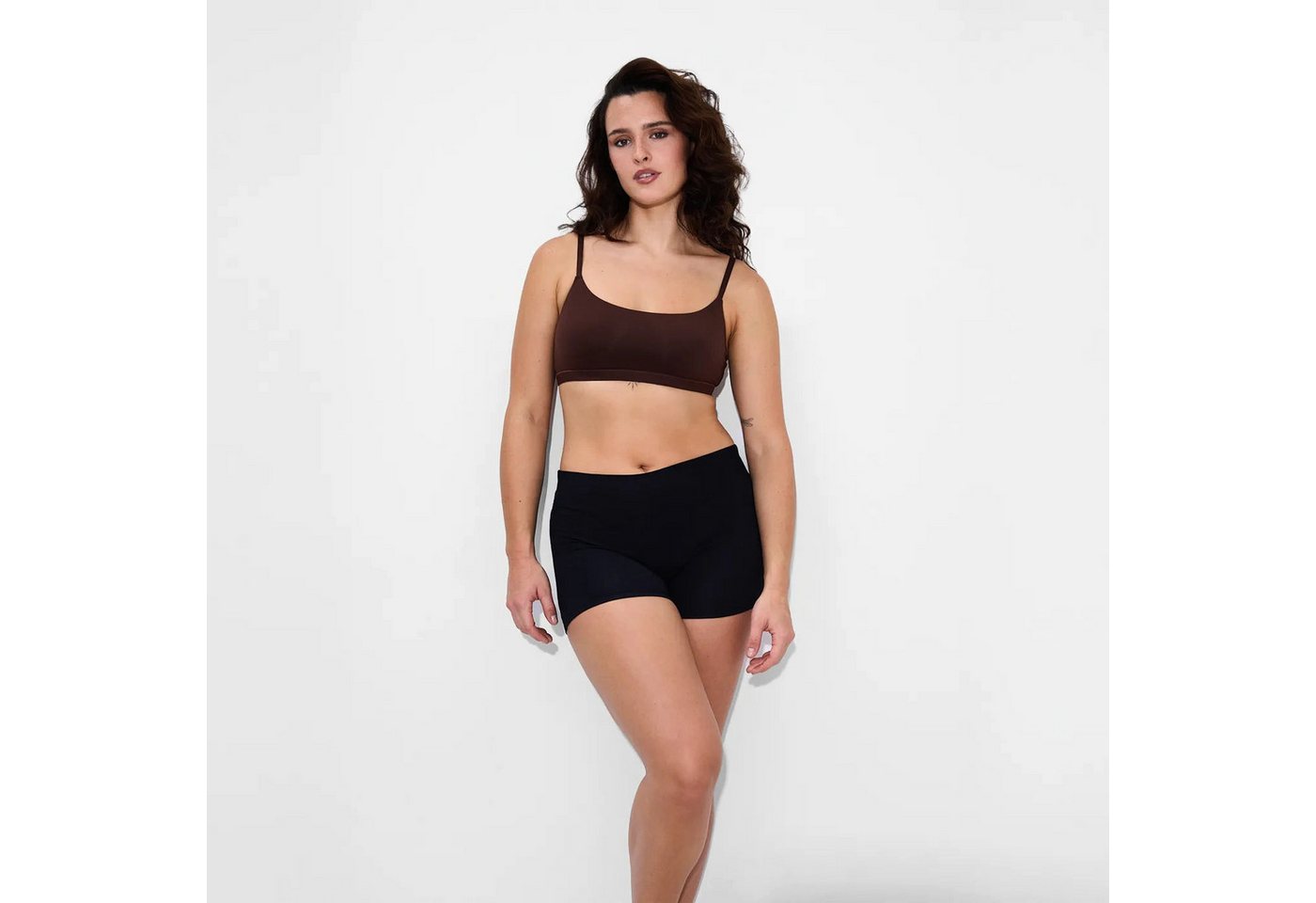 Creamy Fabrics Soft-BH Scoop Bralette-Braun-3XL (1-tlg) von Creamy Fabrics