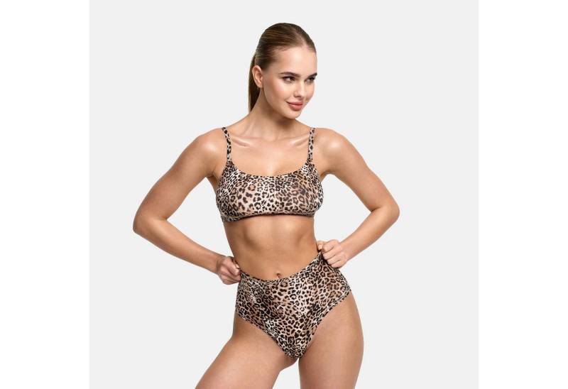 Creamy Fabrics Soft-BH Scoop Bralette-Leopard-S (1-tlg) von Creamy Fabrics
