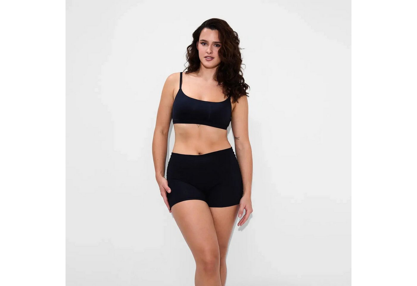 Creamy Fabrics Soft-BH Scoop Bralette-Schwarz-2XL (1-tlg) von Creamy Fabrics