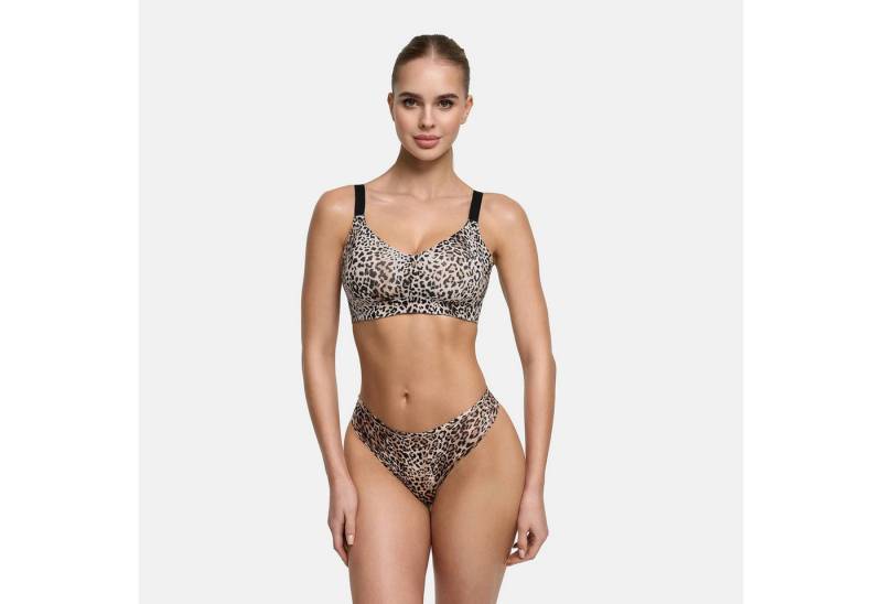 Creamy Fabrics Soft-BH Seamless Compact Push-Up BH-Leopard-L (1-tlg) von Creamy Fabrics