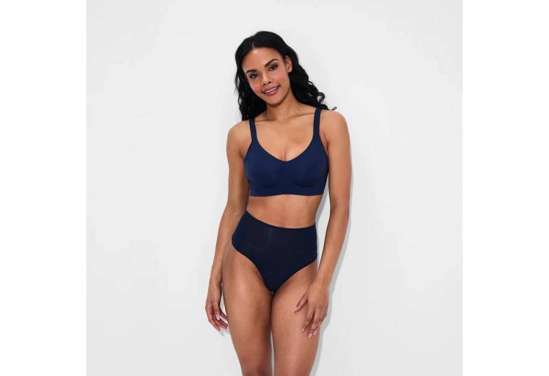 Creamy Fabrics Soft-BH Seamless Compact Push-Up BH-Navy Blue-M (1-tlg) von Creamy Fabrics