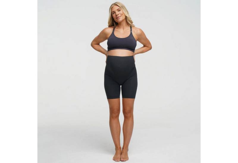 Creamy Fabrics Umstandsleggings Seamless Umstandsshorts mit hohem Bund-Anthrazit-S (1-tlg) von Creamy Fabrics