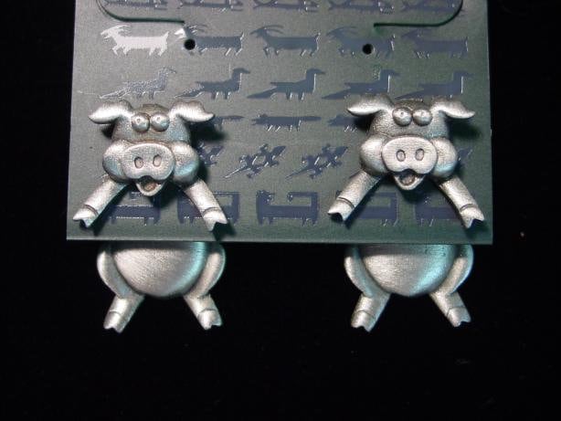 3D-Zinn 3D Ohrringen von CreasFimoCindy